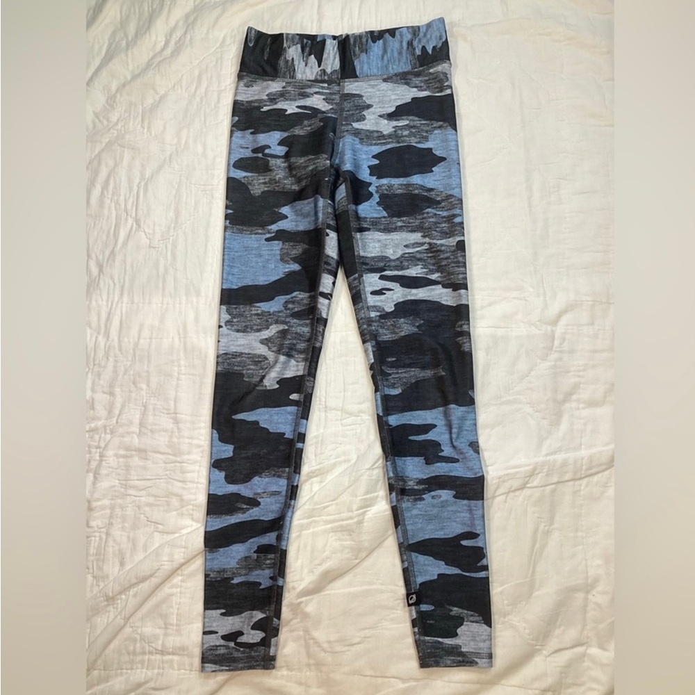 Terez USA High Waist Camo Printed Compression Legging Small